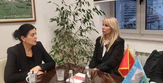 Novoizabrana Generalna sekretarka Zajednice opština Crne Gore u zvaničnoj posjeti Opštini Gusinje